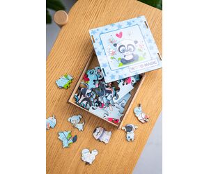 Деревянный пазл для детей от 3 лет "Малыш Панда" - WOOD MAGIC - Игрушки и хобби купить оптом от производителя на UDM.MARKET