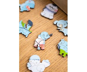 Деревянный пазл для детей от 3 лет "Малыш Панда" - WOOD MAGIC - Игрушки и хобби купить оптом от производителя на UDM.MARKET