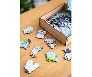 Деревянный пазл для детей от 3 лет "Малыш Панда" - WOOD MAGIC - Игрушки и хобби купить оптом от производителя на UDM.MARKET