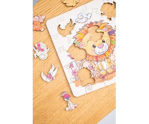 Деревянный пазл Львёнок - WOOD MAGIC - Игрушки и хобби купить оптом от производителя на UDM.MARKET