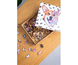 Деревянный Пазл Счастливый Корги - WOOD MAGIC - Игрушки и хобби купить оптом от производителя на UDM.MARKET