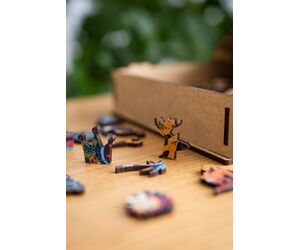 Деревянный пазл Гепард - WOOD MAGIC - Игрушки и хобби купить оптом от производителя на UDM.MARKET