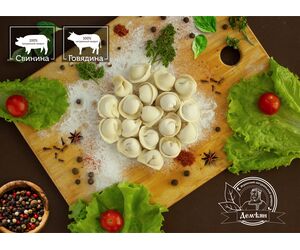 Dumplings  "Home" weight 0.8 kg - ИП Поздеева Наталья Викторовна - Semi-finished products buy wholesale from manufacturer and supplier on UDM.MARKET
