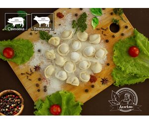 Dumplings  "Igrinskie" weight 0.8 kg - ИП Поздеева Наталья Викторовна - Semi-finished products buy wholesale from manufacturer and supplier on UDM.MARKET