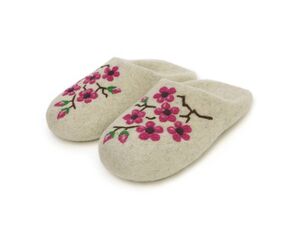 Home slippers "Sakura" - "Glazovskie valenki" - Shoes buy wholesale from manufacturer and supplier on UDM.MARKET