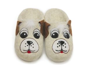 Home slippers "Dog" - "Glazovskie valenki" - Shoes buy wholesale from manufacturer and supplier on UDM.MARKET