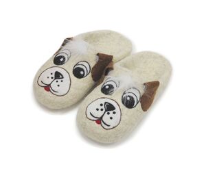 Home slippers "Dog" - "Glazovskie valenki" - Shoes buy wholesale from manufacturer and supplier on UDM.MARKET