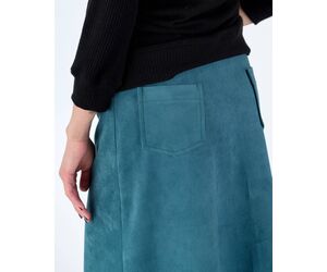 Юбка трапеция из искусственной замши - К10 - Одежда, Текстиль, Модные аксессуары и Украшения купить оптом от производителя на UDM.MARKET