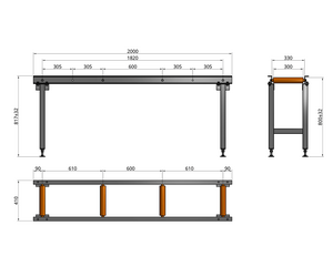 Рольганг для перемещения грузов - PO DIAKOM/ПО ДИАКОМ - Оборудование для производства напитков и продуктов питания купить оптом от производителя на UDM.MARKET