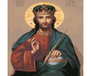 Painting by numbers "Icon of the Lord Almighty" 30x40 cm - ООО «Мега-Групп» - Toys & Hobbies  buy wholesale from manufacturer and supplier on UDM.MARKET