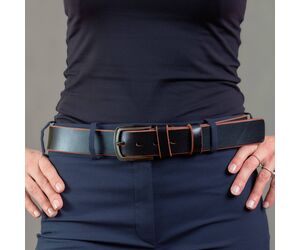 Leather belt width 4 cm. Unisex color t. Brown with grated edges K10 - К10 - Bags, Shoes & Accessories buy wholesale from manufacturer and supplier on UDM.MARKET