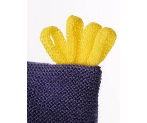 Шапка детская "Шлем Совенок х/б подклад. размер 46-48, цвет джинс+желтый - К10 - Головные уборы купить оптом от производителя на UDM.MARKET