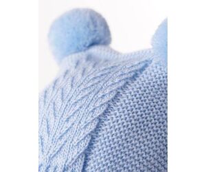 Шапка детская "Капор Шоколадка-М" х/б подклад. Размер 38-40. Цвет голубой - К10 - Головные уборы купить оптом от производителя на UDM.MARKET