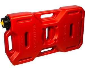 Канистра плоская "Экстрим" плюс 10 литров оранжевая (реальный объем 8,6 л) - ООО  «ПП «АВЕС» - Аксессуары для охотничьего оружия купить оптом от производителя на UDM.MARKET