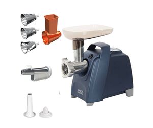Electric meat-mincer М62.02 Axion dark blue - AXION CONCERN LLC / ООО Концерн «Аксион» - Meat mincer buy wholesale from manufacturer and supplier on UDM.MARKET