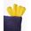 Шапка детская "Шлем Совенок х/б подклад. размер 46-48, цвет джинс+желтый - К10 - Головные уборы купить оптом от производителя на UDM.MARKET